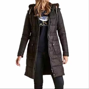 Barbour Foreshore Baffle Quilted Hooded Coat